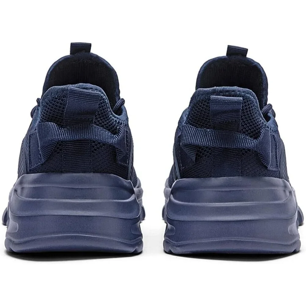 Men's Blue Slip on Walking Shoes Tennis Running Sneakers Lightweight Casual
